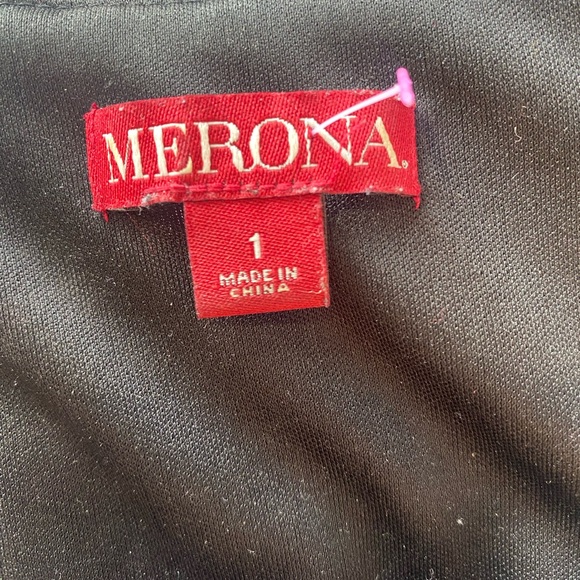 Merona Purple Geometric Boho Mid Length Dress with Ruffle Sleeves size 1X - Picture 9 of 10